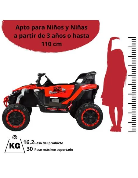 Montable Electrico Speed para Niños Control Remoto Luces Led y Sonido Bluetooth 12v | Joykoo Tienda Oficial