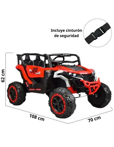 Montable Electrico Speed para Niños Control Remoto Luces Led y Sonido Bluetooth 12v | Joykoo Tienda Oficial