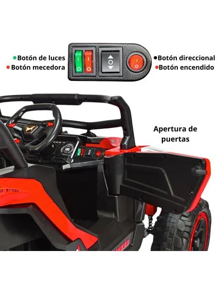 Montable Electrico Speed para Niños Control Remoto Luces Led y Sonido Bluetooth 12v | Joykoo Tienda Oficial