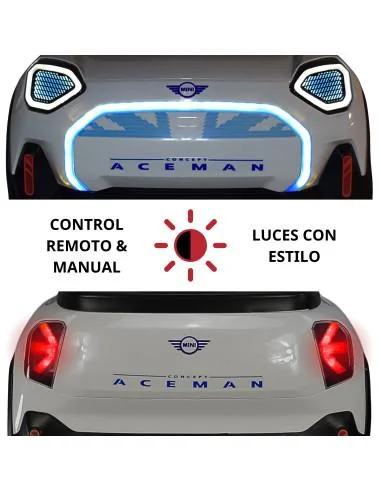 Montable Electrico para Niños Mini Aceman Control Remoto 12v | Joykoo Tienda Oficial