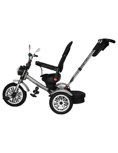 Triciclo para Niños Asiento Reclinable Giratorio 360 Luz y Sonido Llantas de Goma | Joykoo Tienda Oficial