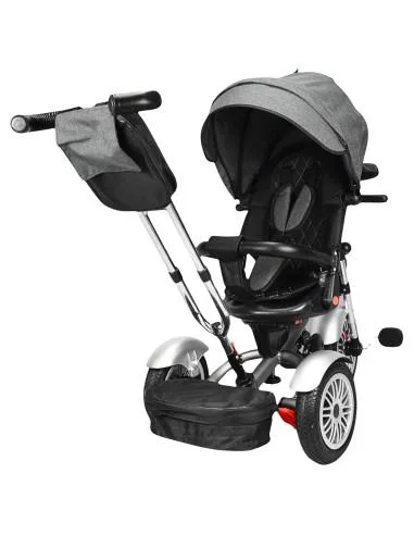 Triciclo para Niños Asiento Reclinable Giratorio 360 Luz y Sonido Llantas de Goma | Joykoo Tienda Oficial