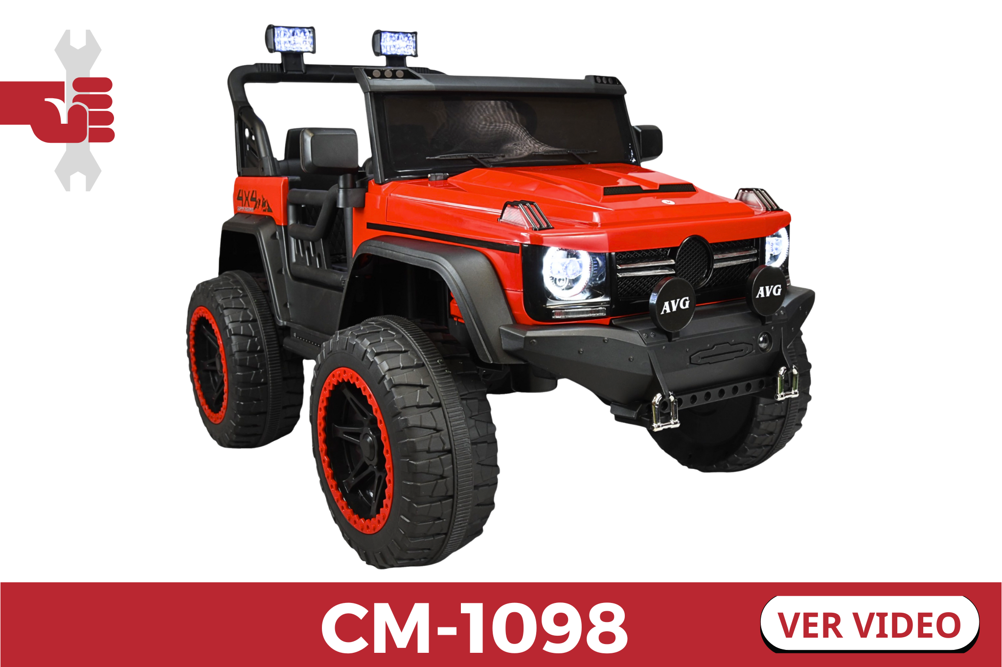 Camioneta montable el&eacute;ctrica infantil modelo JK-CM-9996 &ndash; imagen para video de ensamblaje oficial Joykoo